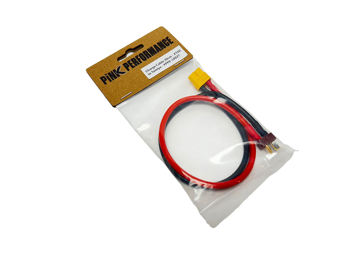 PINK PERFORMANCE Charge Cable 30cm Pink Performance - XT60 to Tamiya