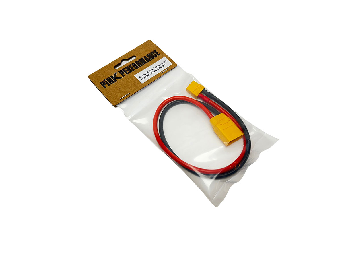 PINK PERFORMANCE Charge Cable 30cm Pink Performance - XT60 to XT90