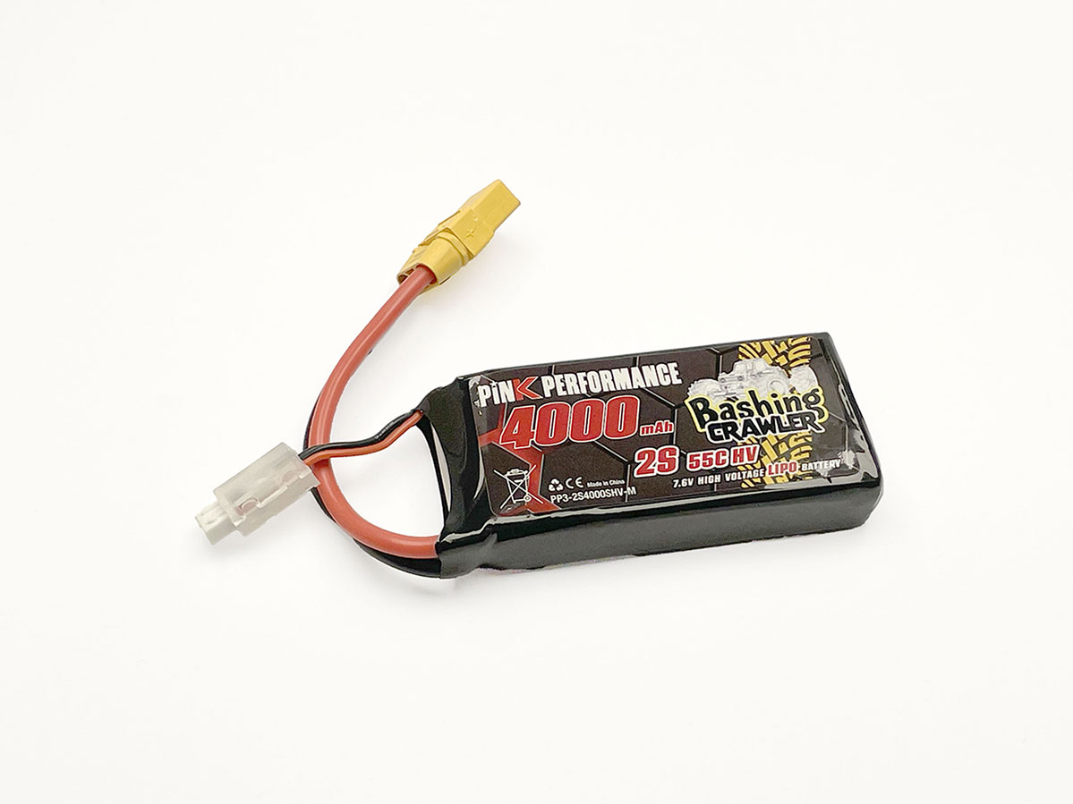PINK PERFORMANCE Pink Bashing Crawler LiPo 2S 7.6V-4000-55C (Multi) 96x42x21mm Shorty