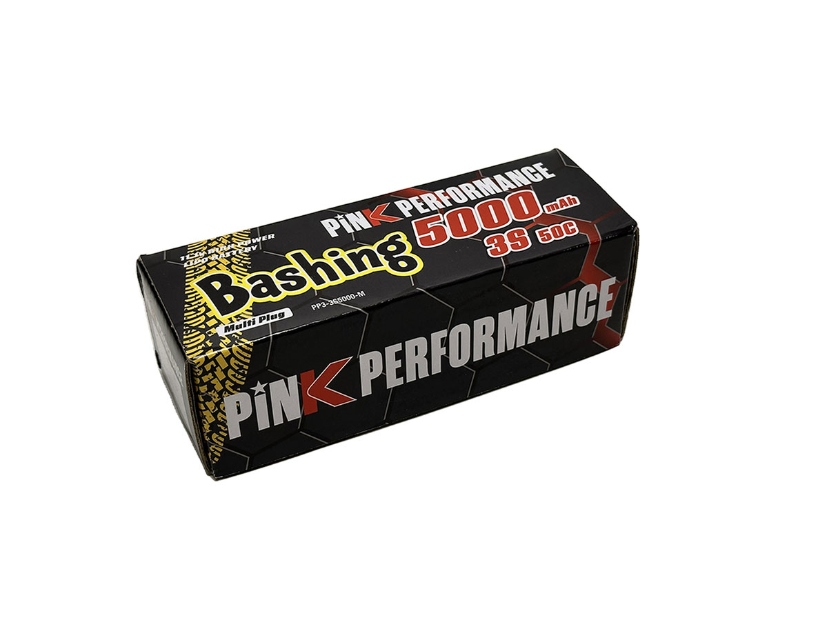 PINK PERFORMANCE Pink Bashing LiPo 3S 11.1V-5000-50C (Multi) 139x47x39mm 450g