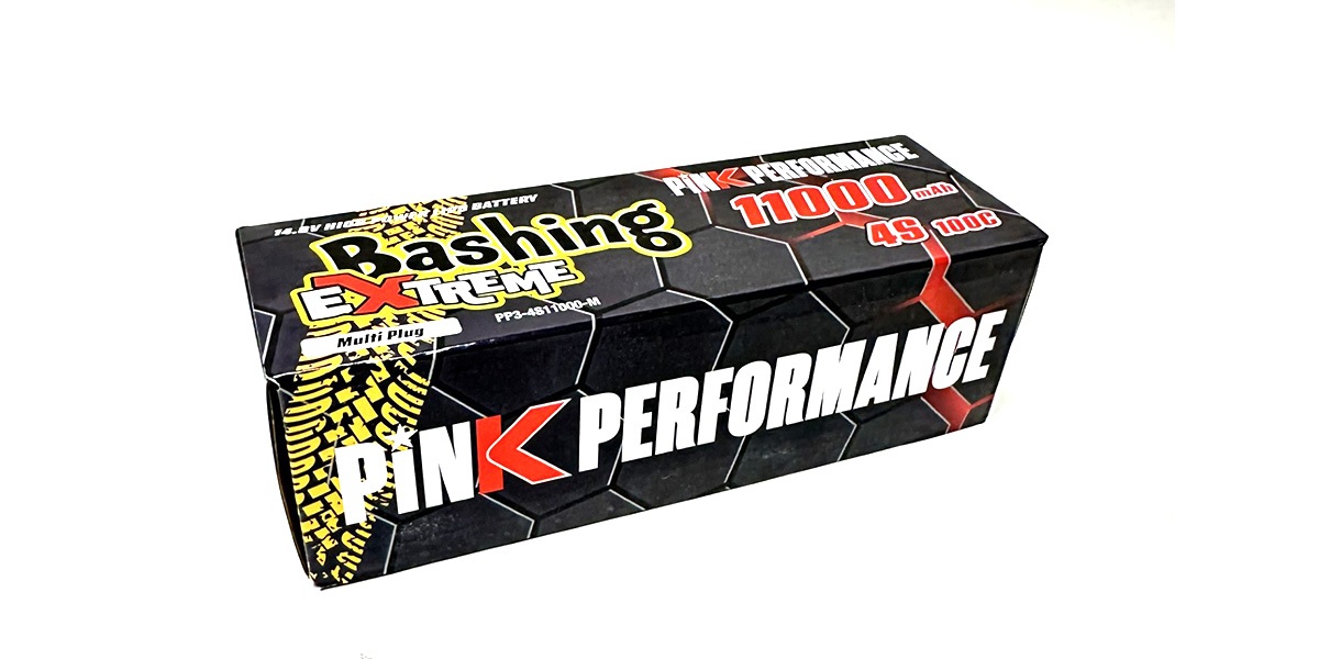 PINK PERFORMANCE Pink Extreme Bashing LiPo 4S 14.8V-11000-100C Multi 178x52x53mm 985g