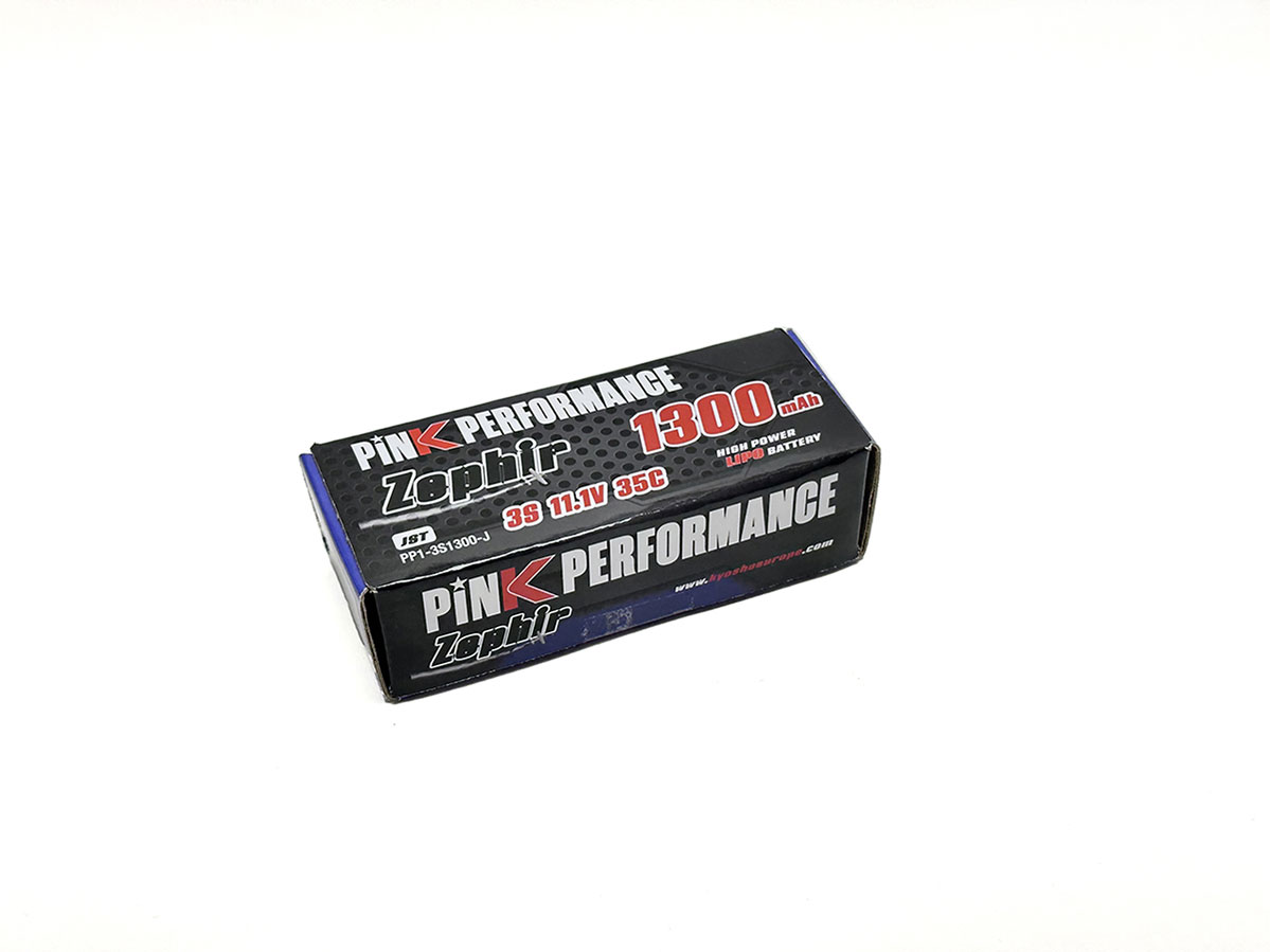 Pink Performance Zephir LiPo 3S 11.1V-1300-35C (JST) 72x34x24mm 106g