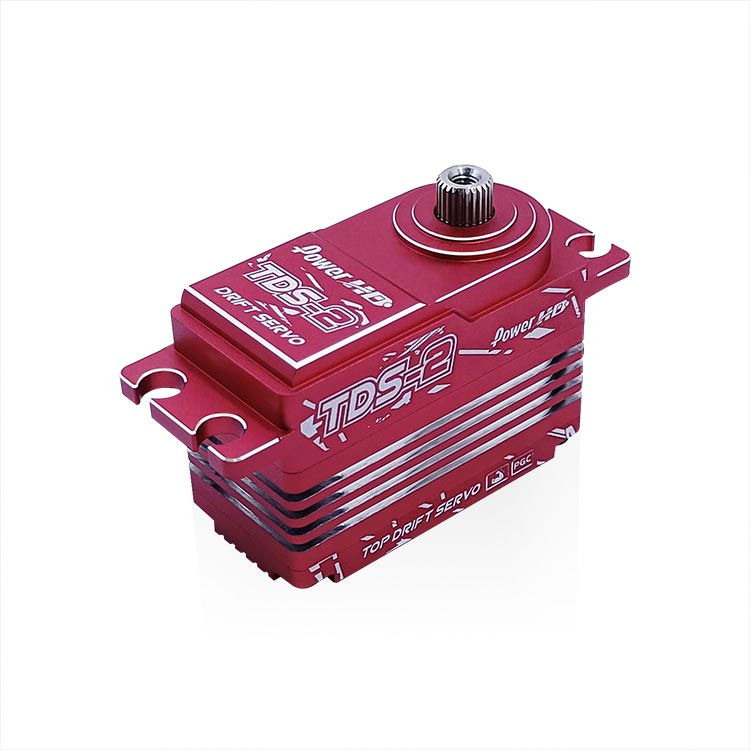 POWER HD Servo Power HD TDS-2 Red Low Profil Drift HV (25kg/0.09s)