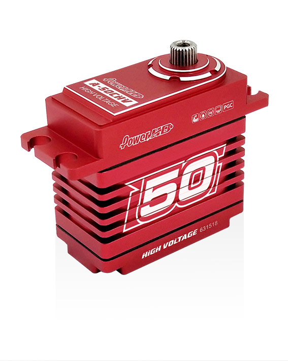 POWER HD Servo PowerHD A-50CHV Plane Coreless alu case HV Prog (50kg/0.16s)