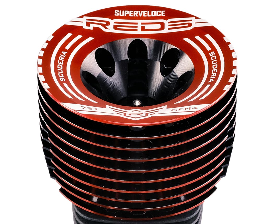 REDS Cooling head 3.5cc 721 S Superveloce Gen4 Red Black