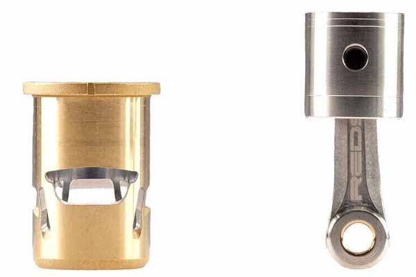 REDS Piston sleeve with rod assembled 5 ports 3.5cc 721S Scuderia