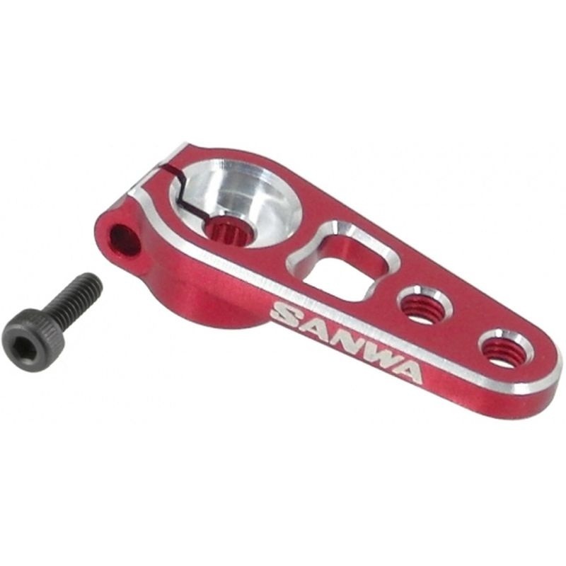 SANWA Aluminum servo horn Red 23t