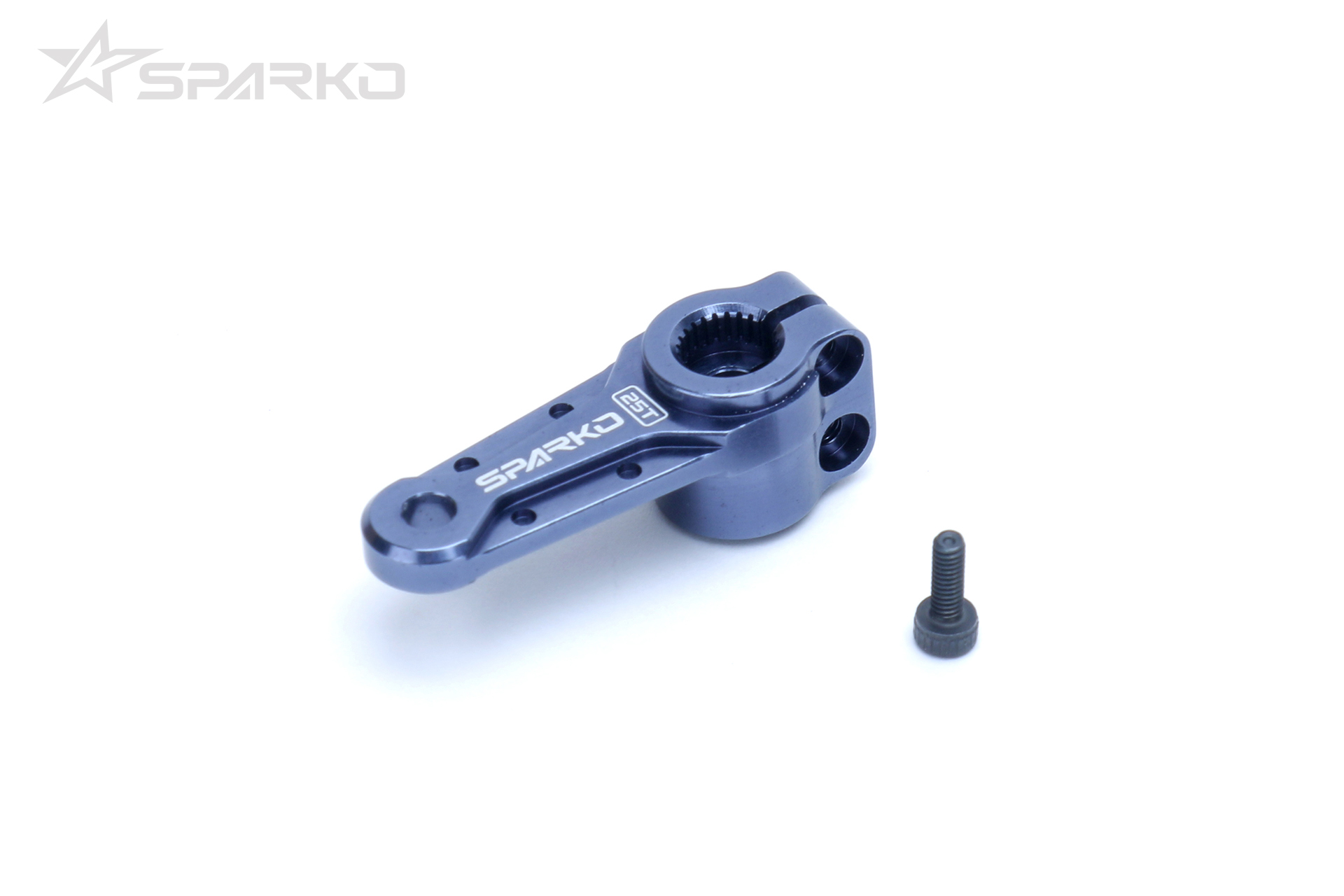 Sparko F8 7075 Servo Horn Steering (Dark Blue)