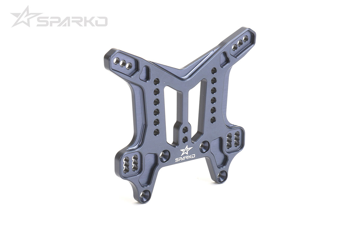 Sparko F8 7075Aluminum Rear Shock Tower (Dark Blue)