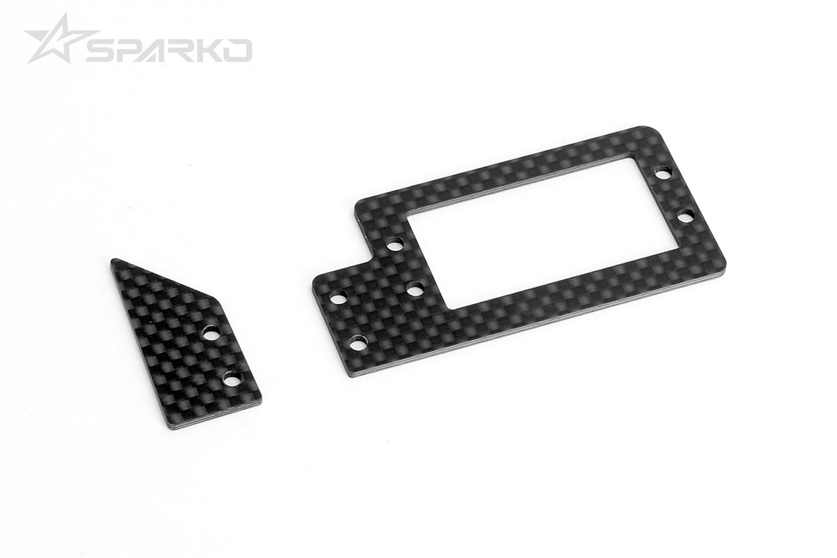 Sparko F8 Carbone servo plate