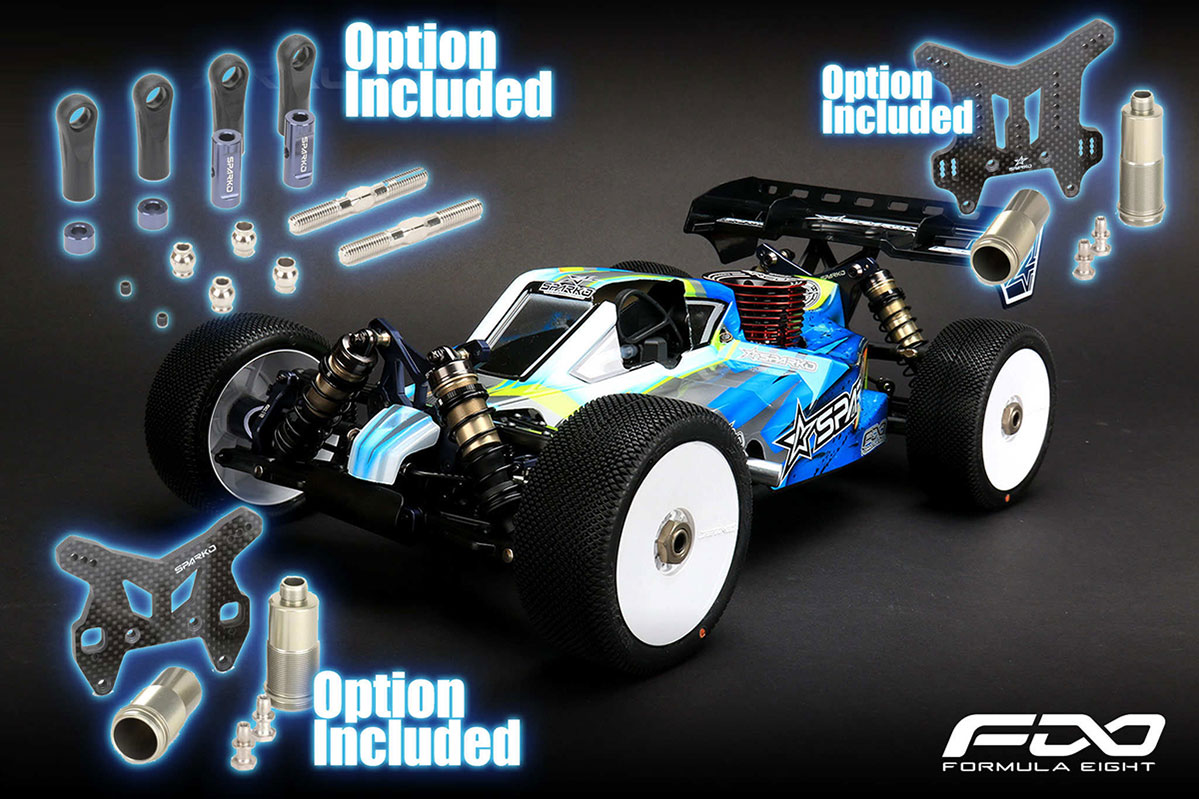 Sparko F8 Euro 25 1:8 4WD Nitro Buggy