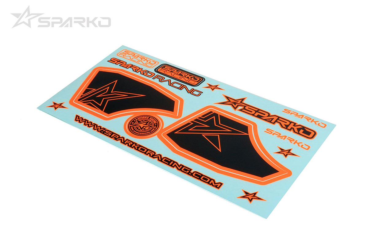 Sparko F8 Wing Sticker-Orange for Optional Wing