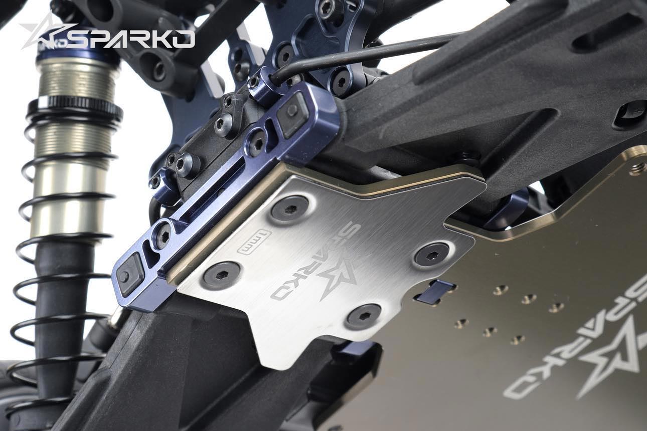 Sparko F8E Stainless Steel Rear Chassis Protector