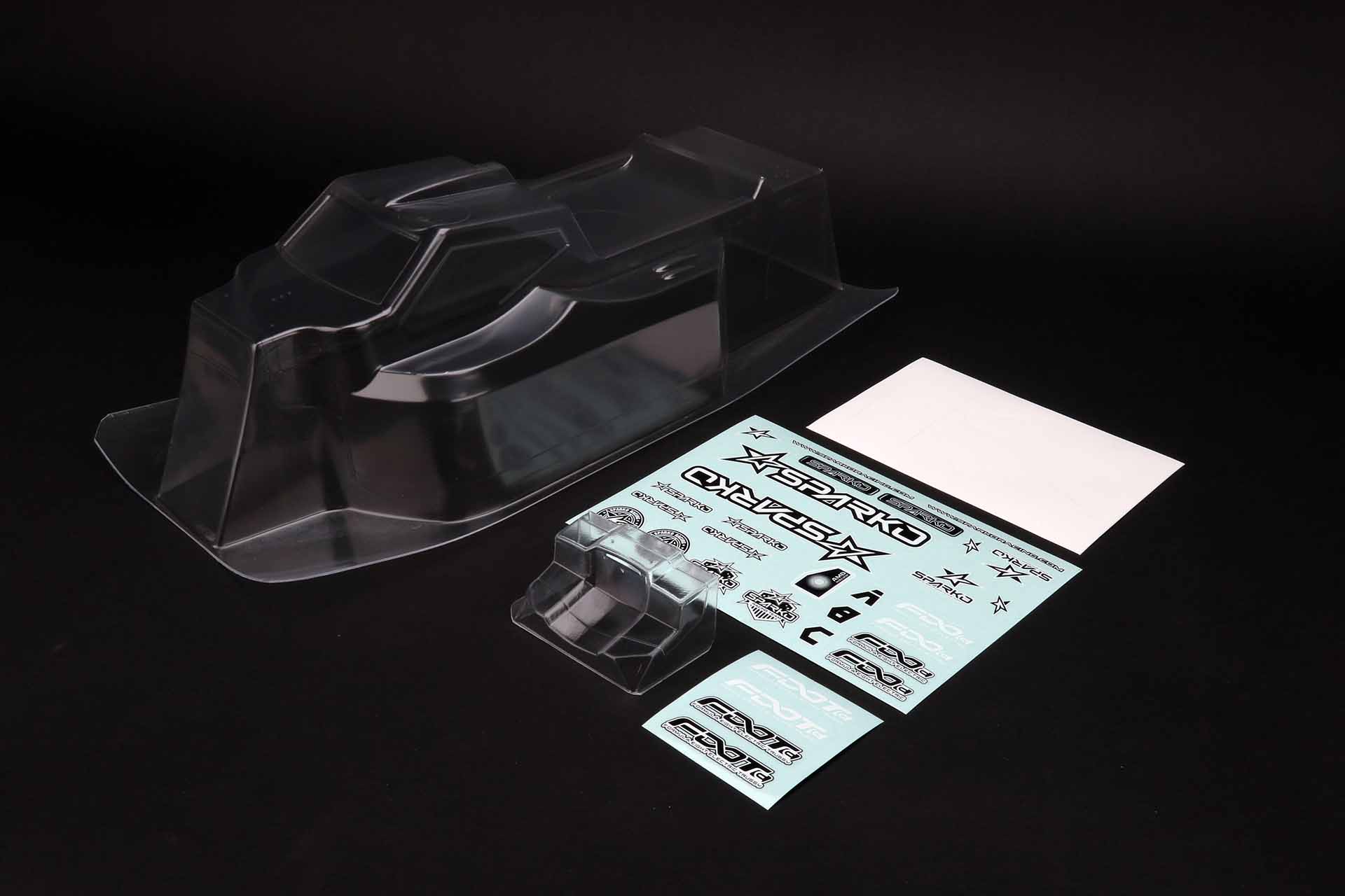 Sparko F8TE 1:8 EP Truggy body shell