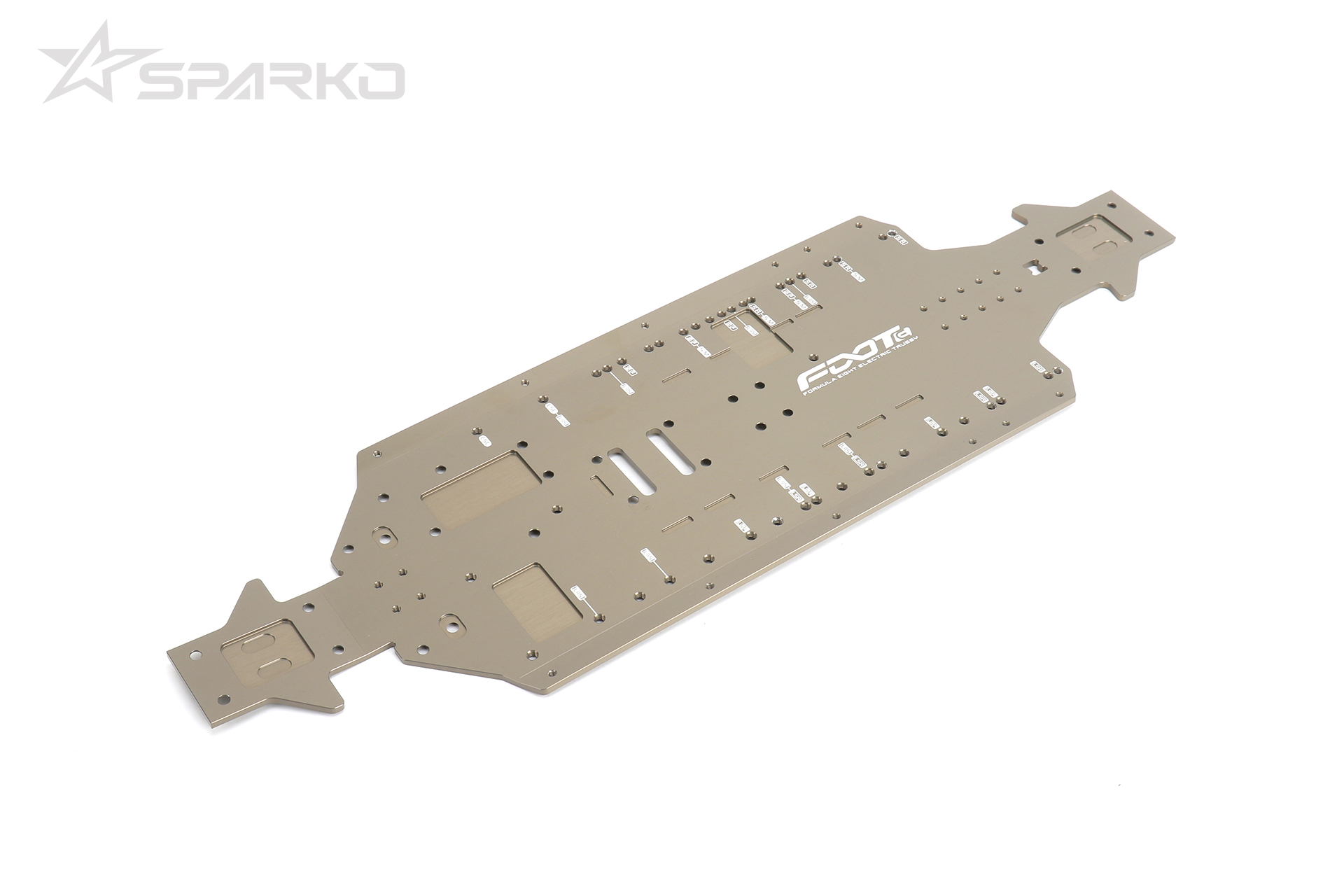 Sparko F8TE 7075 Hard Aluminum Chassis