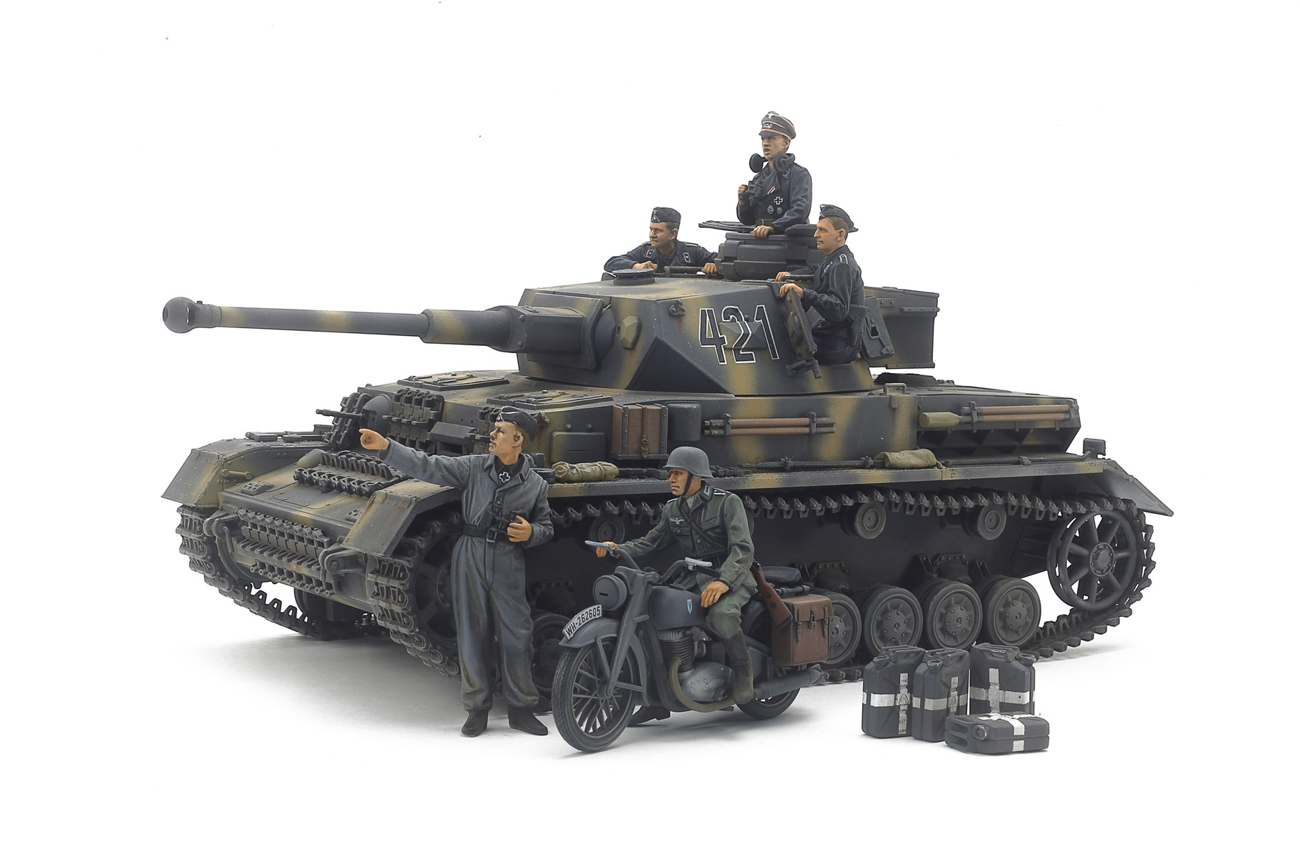 Tamiya 1/35 Panzerkampfwagen IV Ausf.G & Motorcycle Set "Eastern Front"